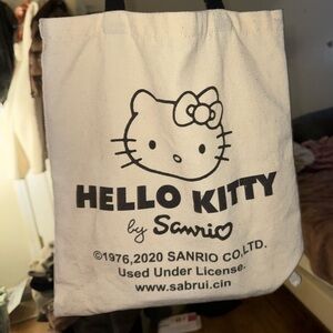 Hello kitty tote bag